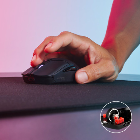 HyperX Pulsefire Haste 2 Mini – belaidė žaidimų pelė (juoda)