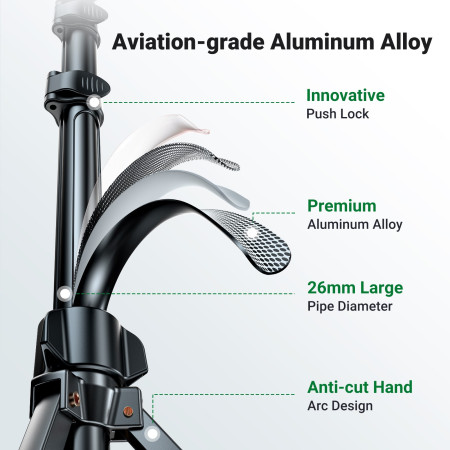 Ugreen LP680 trikojis stovas (juodas)
