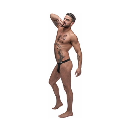 Male Power Pure Comfort Modal Bong Thong L/XL Black Comfort Fit