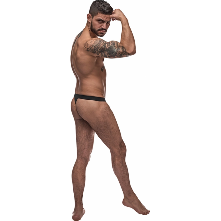 Male Power Pure Comfort Modal Bong Thong L/XL Black Comfort Fit