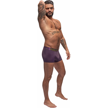 Male Power Avant-Garde Enhancer Short M Eggplant - Silky Comfort Wear