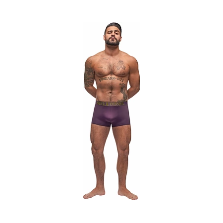 Male Power Avant-Garde Enhancer Short L Eggplant Supportive Pouch