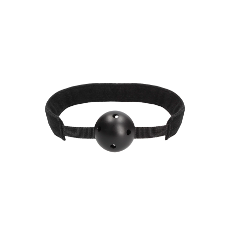 Ouch! Adjustable Breathable Ball Gag - Comfortable Hollow Design