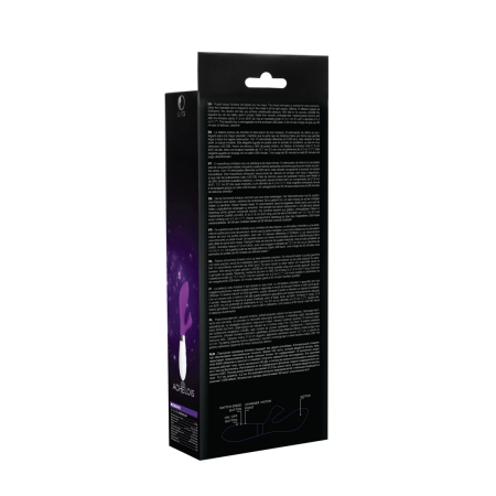 Achelois Dual-Action Rechargeable Device Purple 10 Modes 21.8cm