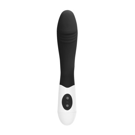 Simplicity Rocket Model Ribbed Silicone Intimate Massager Black 19cm