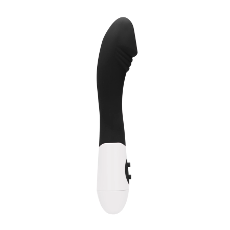 Simplicity Rocket Model Ribbed Silicone Intimate Massager Black 19cm