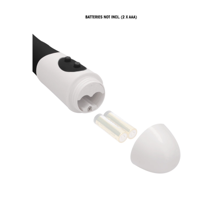 Simplicity Rocket Model Ribbed Silicone Intimate Massager Black 19cm