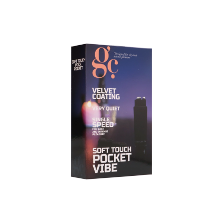 Soft Touch Mini Pocket Vibe by Shots - 4-Head Compact Massager ABS/PU