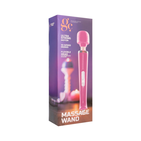Satisfyer Power Flower Massage Wand Pink 10-Speed Flexible Head