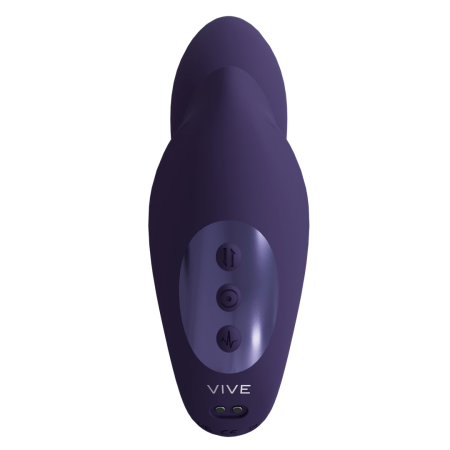 VIVE Yuki Dual Motor Intimate Device with Massaging Beads Purple