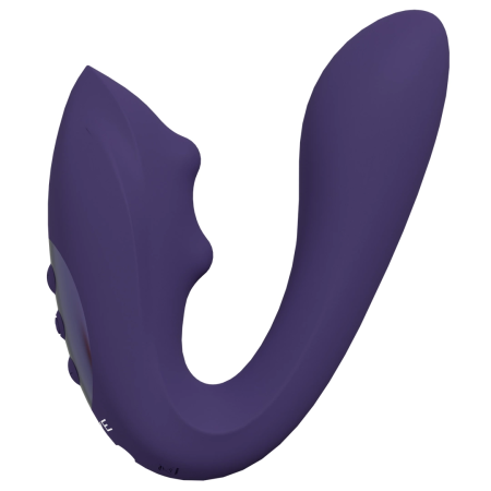 VIVE Yuki Dual Motor Intimate Device with Massaging Beads Purple
