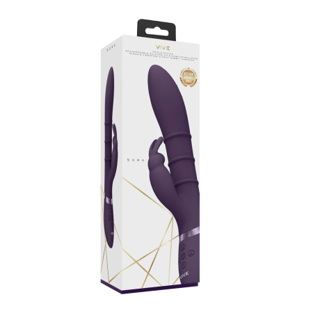 VIVE Sora VIVE054 Up-Down Motion Rings Intimate Machine, Purple