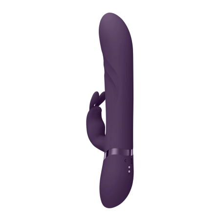 VIVE Nari Vibrating & Rotating Beads G-Spot Rabbit, Purple, Silicone