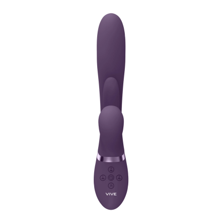 Kura Advanced Thrusting G-Spot Model with Flapping System, Purple