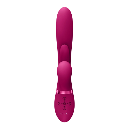 Kura Advanced Thrusting Pink Intimate Massager with Pulse Wave Technology