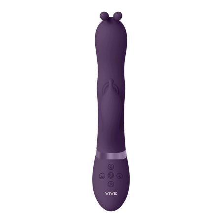 Gada PulseWave Bunny Ear Intimate Massager with Triple Independent Motors