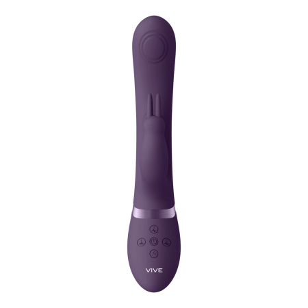 VIVE045 Dual Pulse-Wave System Rabbit Intimate Device Purple