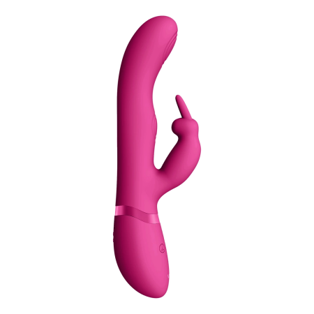 VIVE VIVE045 Dual Pulse-Wave Rabbit Intimate Massager Pink Silicone