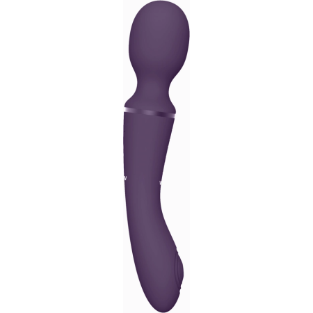 VIVE Nami Pulse Wave Dual Motor Wand Purple Multi-Attachment Set
