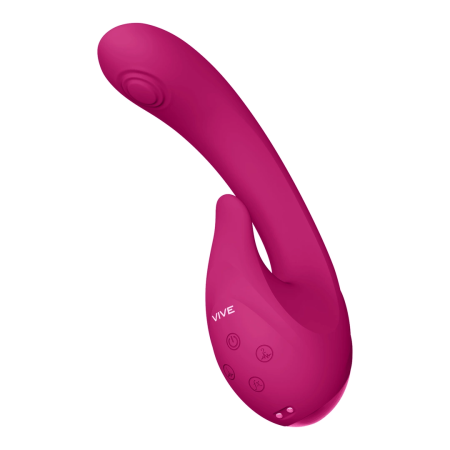 VIVE Miki Pulse Wave Triple Motor Pink Intimate Device Silicone