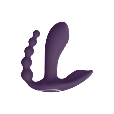 Kata Pulse Wave Dual Stimulation System Purple - Triple Motor, Remote Control