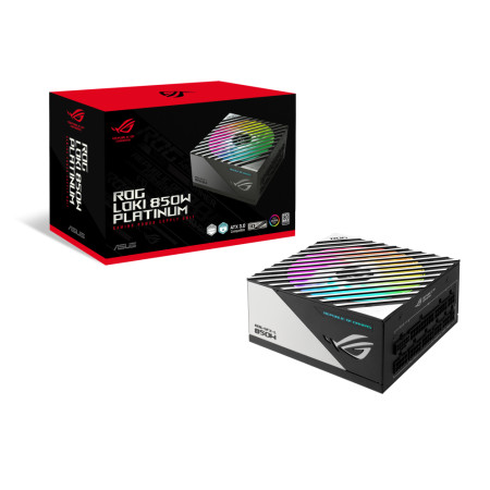 ASUS ROG Loki SFX-L 850W Platinum maitinimo blokas 24-pin ATX Juoda, Sidabras