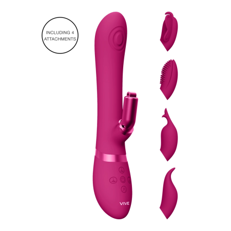 Etsu Pulse Wave G-Spot Rabbit Multi-Function Intimate Device Pink
