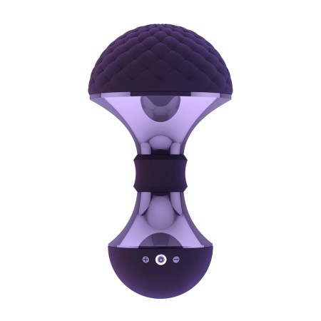 Vive Enoki Flexible Massager Purple - Rechargeable Silicone Model