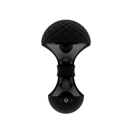 VIVE Enoki Flexible Massager Black - Adjustable Silicone Technology