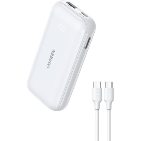 Ugreen Nexode PB501 10000mAh USB-C 30W PD - balta