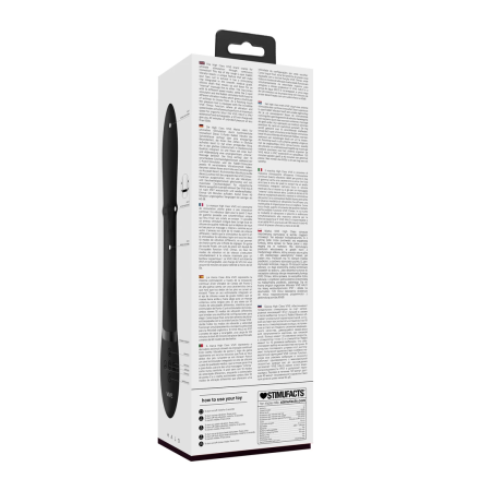 VIVE Halo Ring Rabbit Dual Stimulation Device Black Silicone IPX7