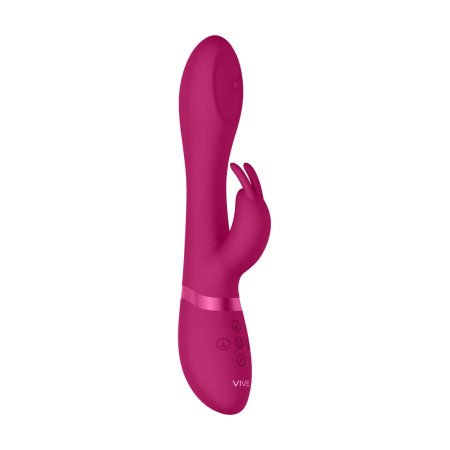 Shots Mira Pink Multi-Function Spinning System Silicone Device