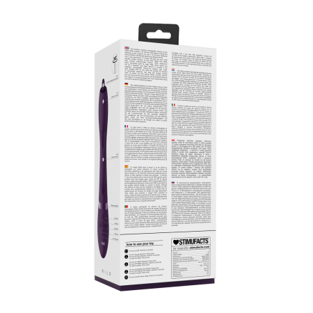 Nilo Pinpoint Rotating Rabbit Model Purple - 3-Motor, Waterproof, Medical-Grade Silicone