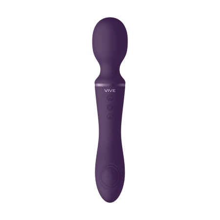 Enora Dual-Ended Wand Massager Purple Medical-Grade Silicone IPX7