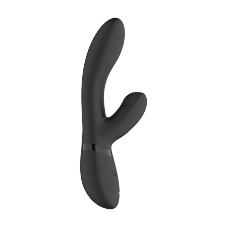 Rocks-Off Kyra Pulse Dual-Ended Wand Vibrator Black Silicone IPX7