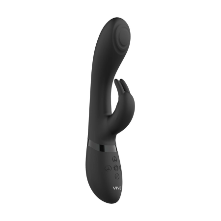Cato Pulse G-spot Dual Action Device Black - 3-Motor Silicone System