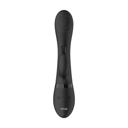 Cato Pulse G-spot Dual Action Device Black - 3-Motor Silicone System
