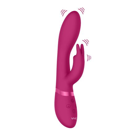 Zosia PulseWave Dual-Motor Wand Pink Medical Silicone IPX7