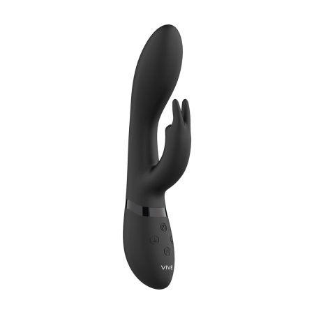Zosia Dual-Ended Wand Vibrator Black - Silicone, Magnetic USB, 10 Modes