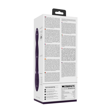 Niva Rotating Multi-Motor Intimate System Purple Silicone USB IPX7