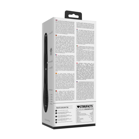 Izara Black Beaded Triple-Action Rotating Silicone Intimate Device