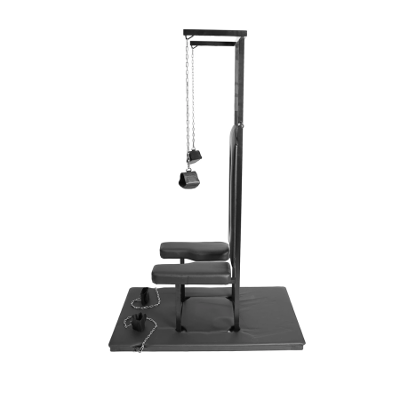 Open Love Chair Intimate Furniture Adjustable Iron Frame Black 183x76x120cm