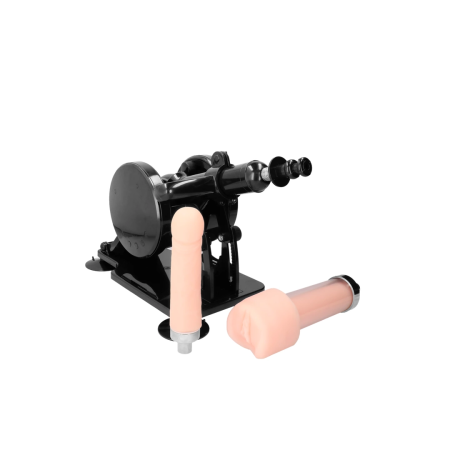 Shots Sexmachine Adjustable Multi-Speed Intimate Machine Black/Pink
