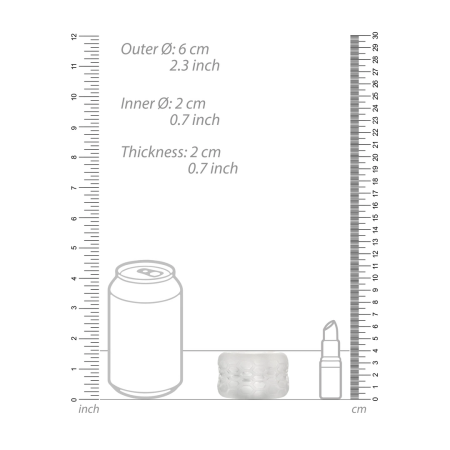 Mister B No.94 Intimate Ring & Dual-Function Cushion TPE 4cm
