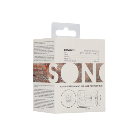 Simplicity No.93 Dual-Use Flexible Intimate System, Reversible TPE, 4cm