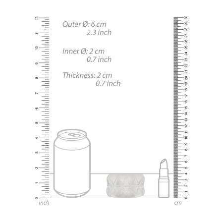 Mister B No.92 Multi-Use Comfort Intimate Ring & Support, TPE, 4 cm