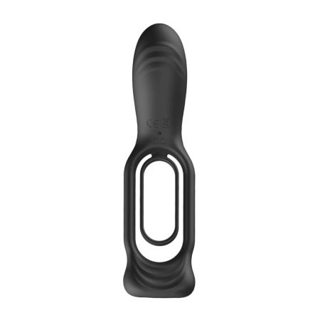 SONO No.88 Rechargeable Dual-Motor Intimate Ring Black 15.3cm