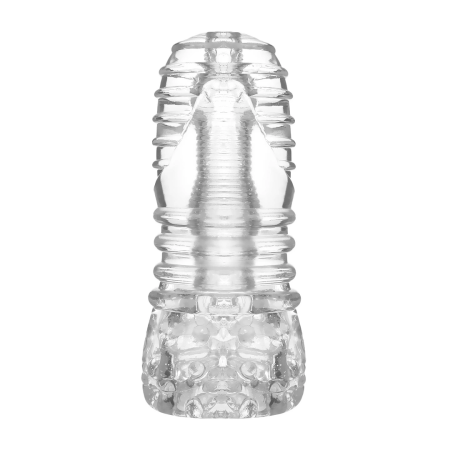 SONO No.68 Textured Intimate Device, Black, 15cm, Stretchable TPE