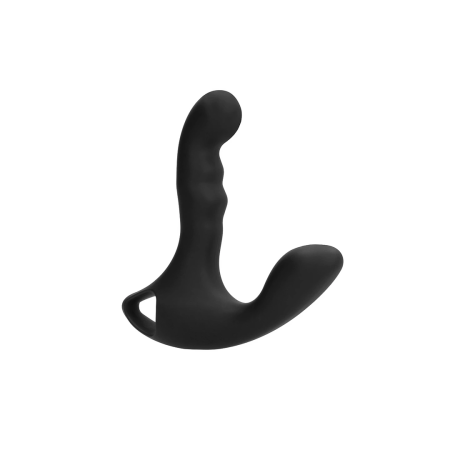 SONO No.64 Intimate Silicone Massager for P-Spot & External Stimulation Black