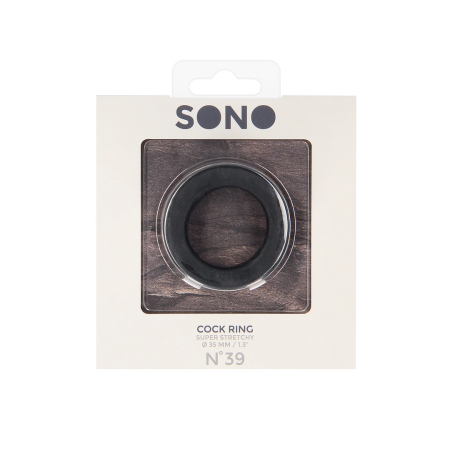 Shots No.39 Intimate Support Ring TPE Black